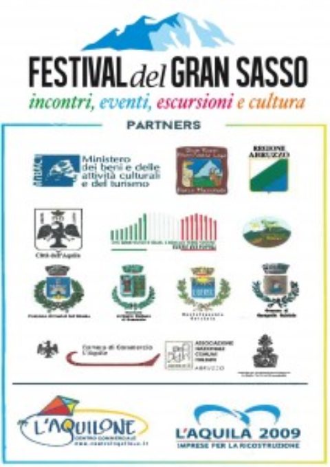 L’Aquila 2009 sarà sponsor del Festival del Gran Sasso