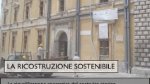 Seminario “La ricostruzione sostenibile”