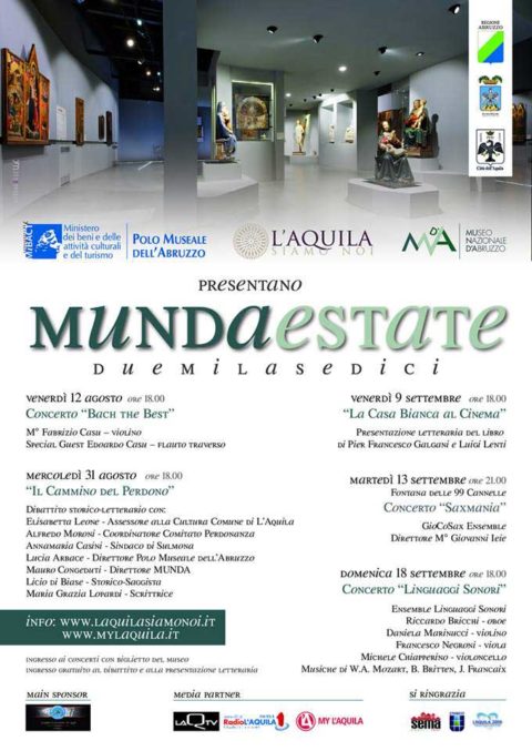 L’Aquila 2009 Sponsor del Munda Estate